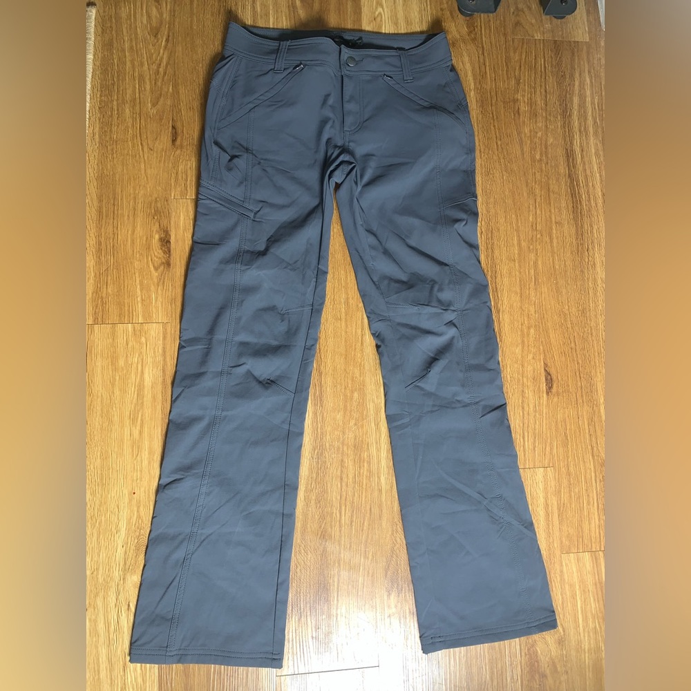Prana Women's Gray Stretch Hiking Pants